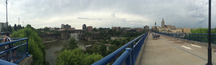 Genesee Brew House was right next to (what I'm assuming are) the High Falls. Rochester was really cool and really rough on a block-by-block basis. Some parts were beautiful and full of culture, and others were pretty rough around the edges. I have insufficient info to say whether I like downtown Rochester or not. 