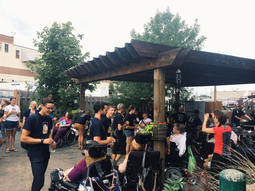 Meeting with the members as we rolled in!