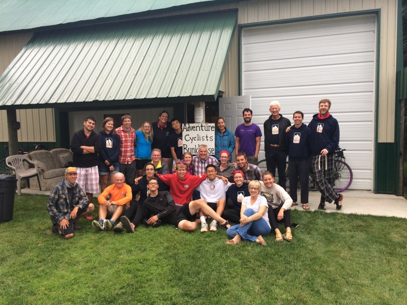 The Northern Tier team with the Olsen's!