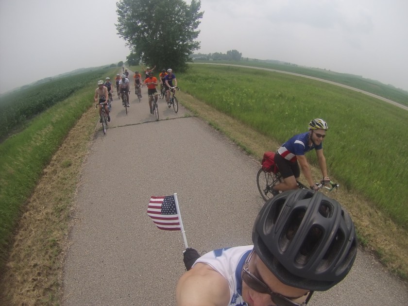 Celebrating the Fourth on one of Minnesota's bike paths!